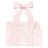 CASE•MATE Large Jelly Tote with Bow - Ballet Pink/Afternoon Rosé